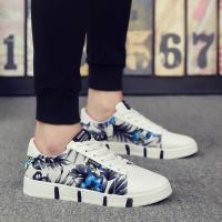 Men'S Casual Sport Creative Printing Skateboard Shoes