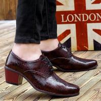 Point Toe Elegant Qualit Leather Mens Dress Flats Oxford Men Business Shoes