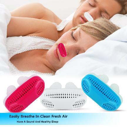 2 In 1 Anti Snoring & Air Purifier Relieve Snoring Nose Breathing Apparatus