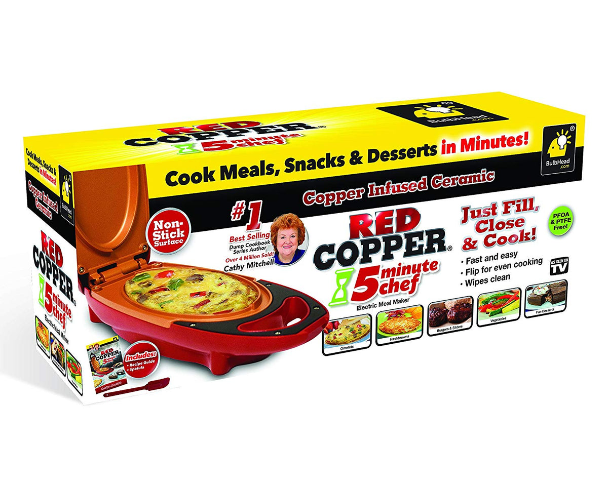 Red Copper 5-Minute Chef - Non-Stick Omelette Pan