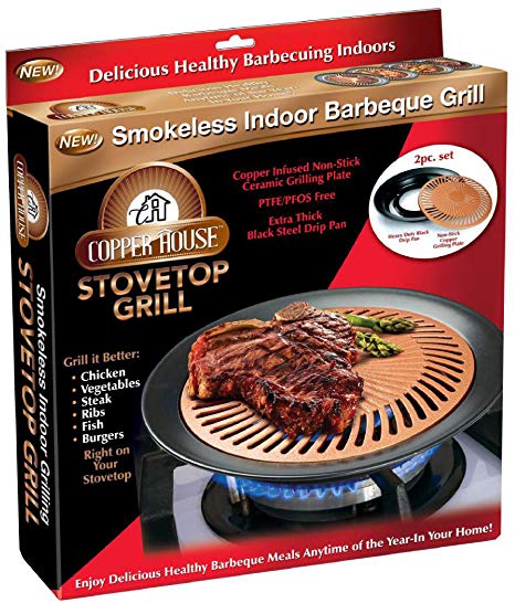 Non-Stick Smokeless Grill