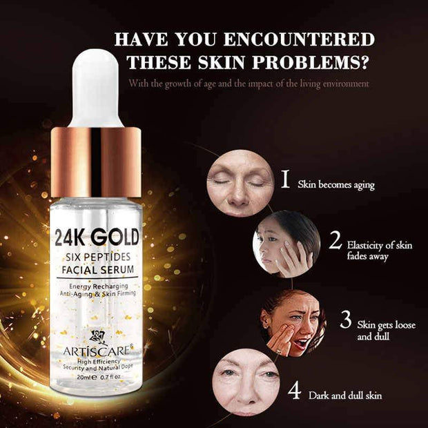 Anti-Aging Gold Essence Six Peptides Serum