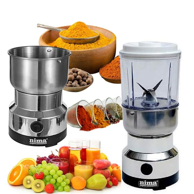 2 in 1 Electric Blender/Grinder For Wet and Dry