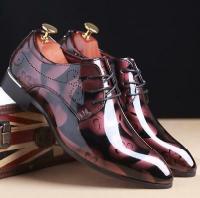 Men's Lacquered Patent Oxford Shoes