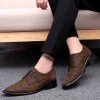 Leisure Male Leather Shoes England Pointed